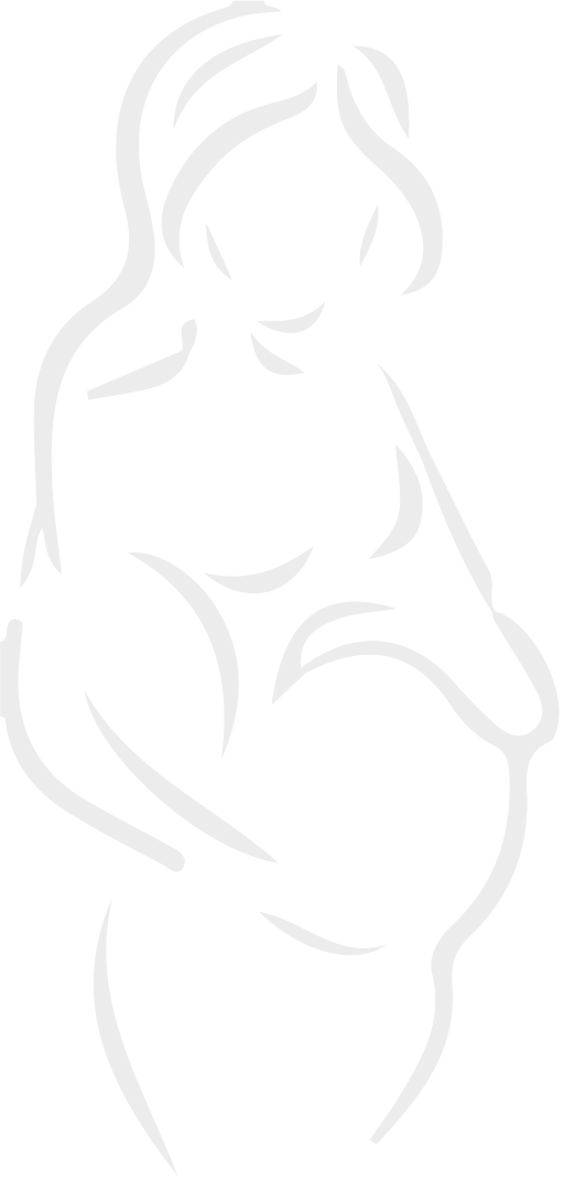 Icône blanche femme enceinte